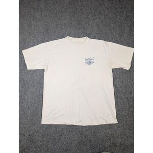 Vintage TSIA‎ Boogie Bash Shirt Mens Large White 1996 Motorcycle Biker Tee 90s